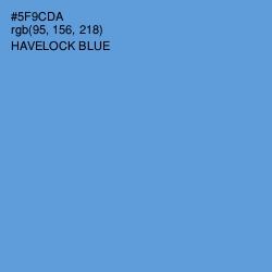 #5F9CDA - Havelock Blue Color Image